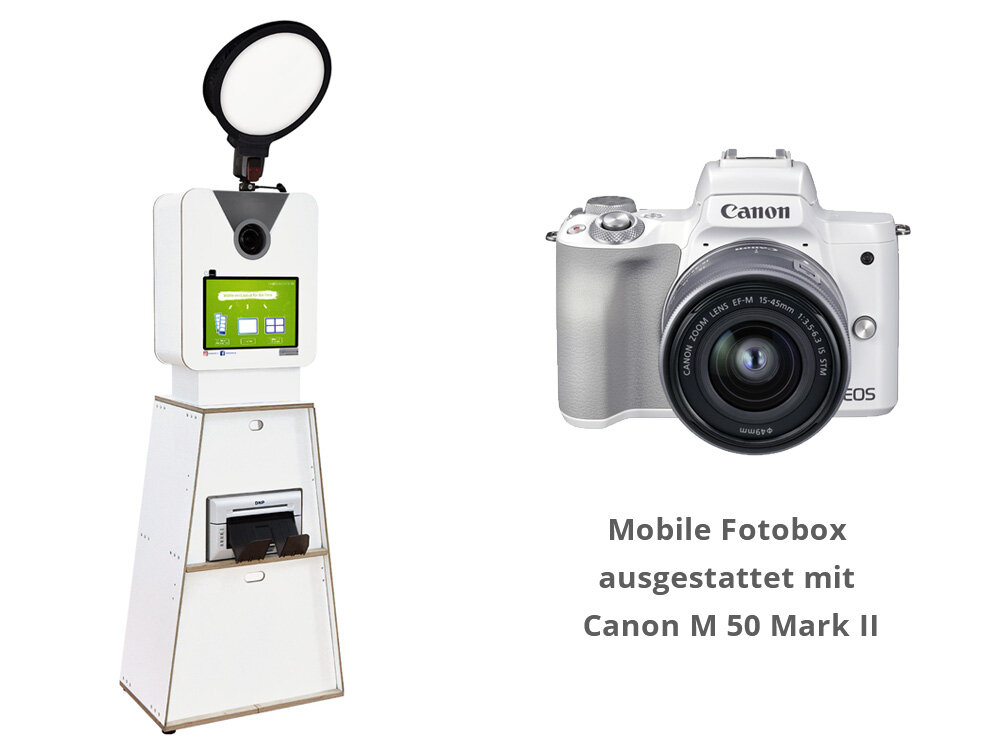 Fotobox kaufen mit Kamerasystem Canon M50